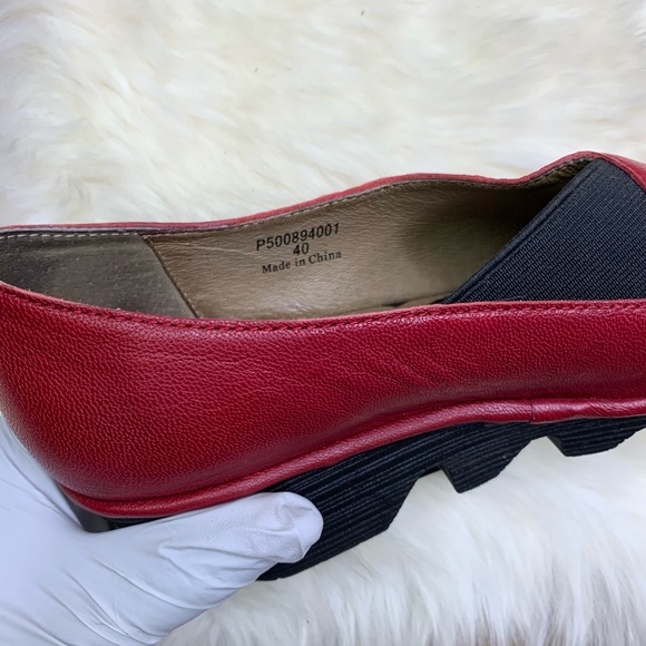 Fly London Red Peso Wedges Size 40 - Picture 5 of 8